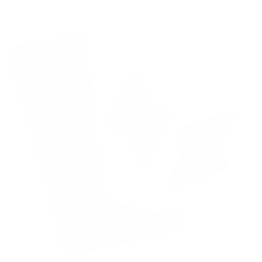 Icon of a human foot with two lightning bolt symbols indicating impact or sensitivity